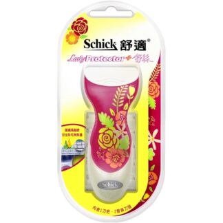舒絲 仕女除毛刀 花語版 (刀把1入+刀片2入)