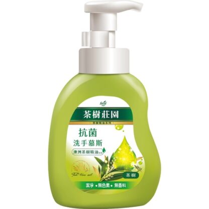 茶樹莊園 茶樹抗菌洗手幕斯 500g