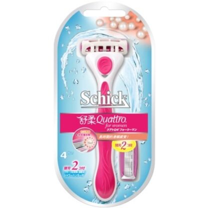 【Schick舒適牌】舒柔 仕女除毛刀 (刀把1入+刀片2入)