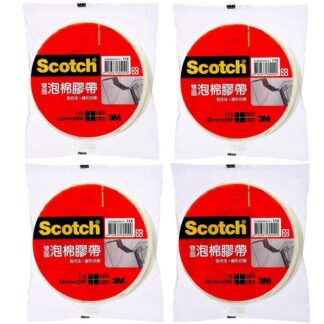 3M Scotch 雙面泡棉膠帶 單入袋裝 (共四款)