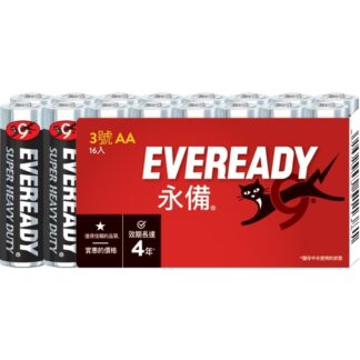 永備 碳鋅黑金鋼3號(AA)電池 16入裝