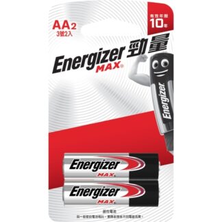 勁量 鹼性3號(AA)電池 2入裝