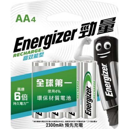 勁量 高效能型鎳氫充電 3號(AA)電池 4入裝