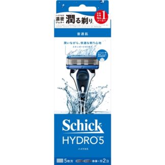 【Schick舒適牌】水次元5 刮鬍刀 (刀把1入+刀片2入)