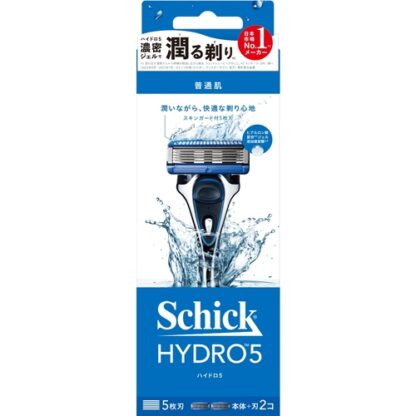 【Schick舒適牌】水次元5 刮鬍刀 (刀把1入+刀片2入)