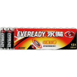 永備 碳鋅黑金鋼3號(AA)電池 12入裝