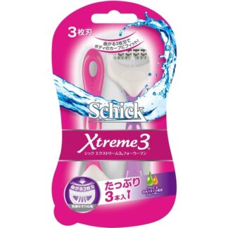 【Schick舒適牌】Xtreme3 熱情夏威夷 仕女輕便刀 3入