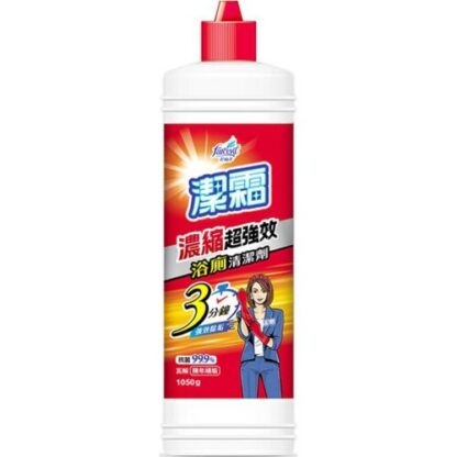 潔霜S 濃縮超強效浴廁清潔劑 淨白青蘋 1050g