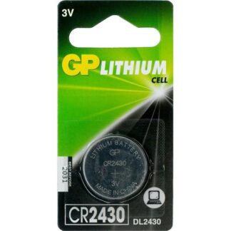 GP 超霸 鈕型鋰電池 CR2430 3V 1入
