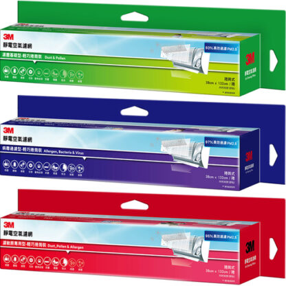 3M靜電空氣濾網 輕巧捲筒裝(共三款)