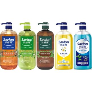 沙威隆 抗菌沐浴露 1000ml (沉靜松木/清新綠茶/檸香馬鞭草/洋甘菊/茶樹)