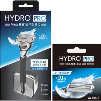 【Schick舒適牌】水次元PRO 磁浮刮鬍刀把/刮鬍刀片